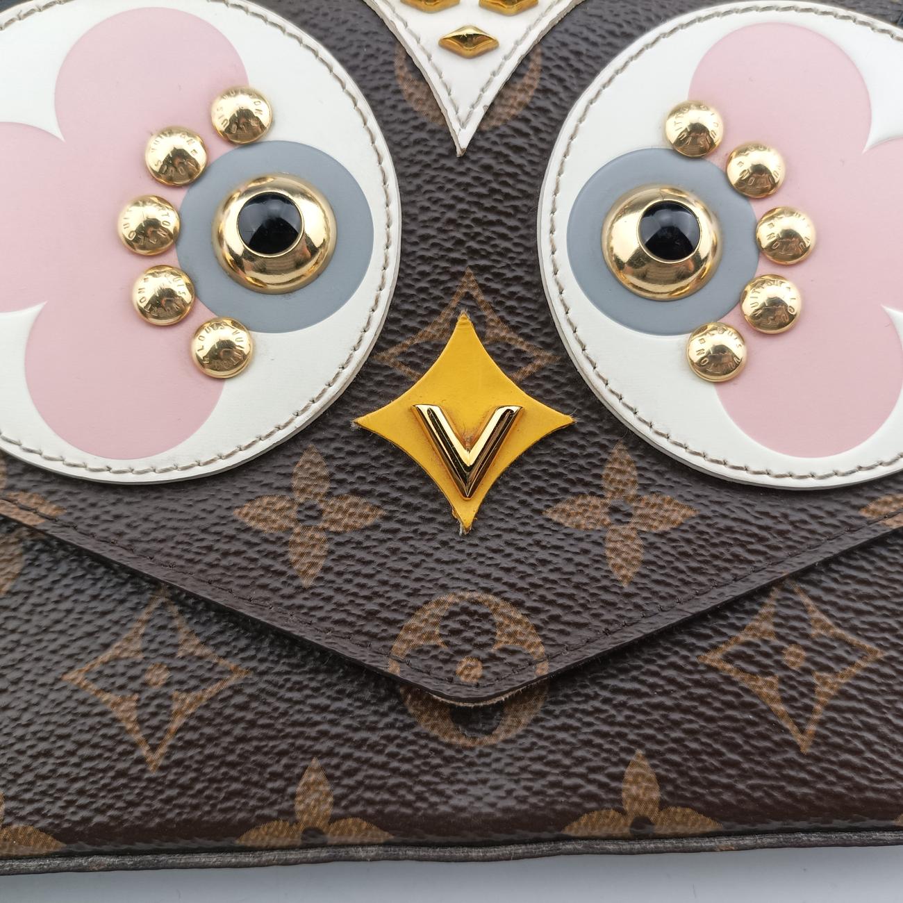 Félicie Brown×pink×multicolor Leather M62415 TJ0137フェリシー モノグラム/ブラウン系×ピンク×マルチカラー モノグラムPVCコーティングキャンバス M62415 TJ0137