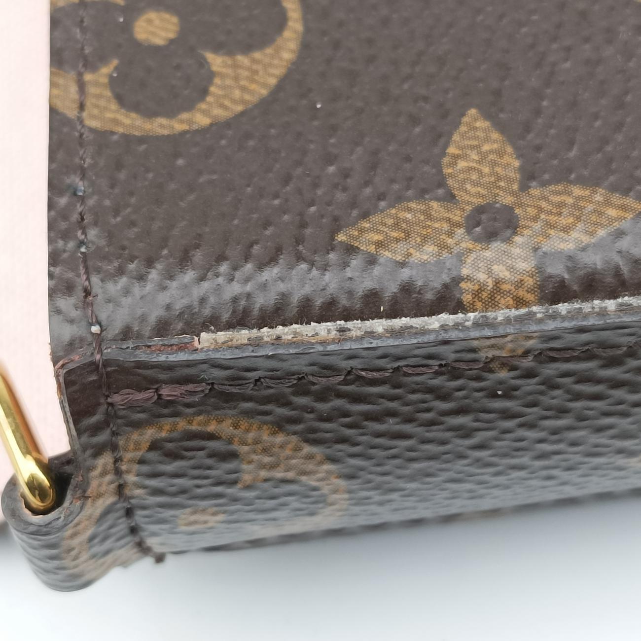 Félicie Brown×pink×multicolor Leather M62415 TJ0137フェリシー モノグラム/ブラウン系×ピンク×マルチカラー モノグラムPVCコーティングキャンバス M62415 TJ0137