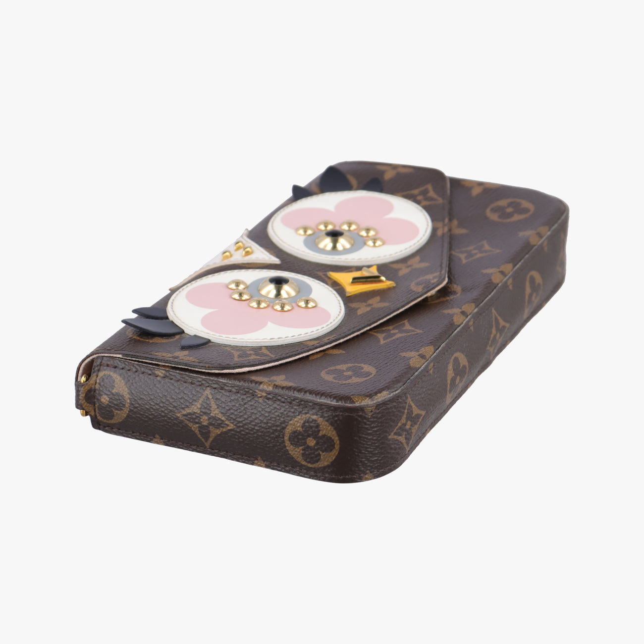 Félicie Brown×pink×multicolor Leather M62415 TJ0137フェリシー モノグラム/ブラウン系×ピンク×マルチカラー モノグラムPVCコーティングキャンバス M62415 TJ0137