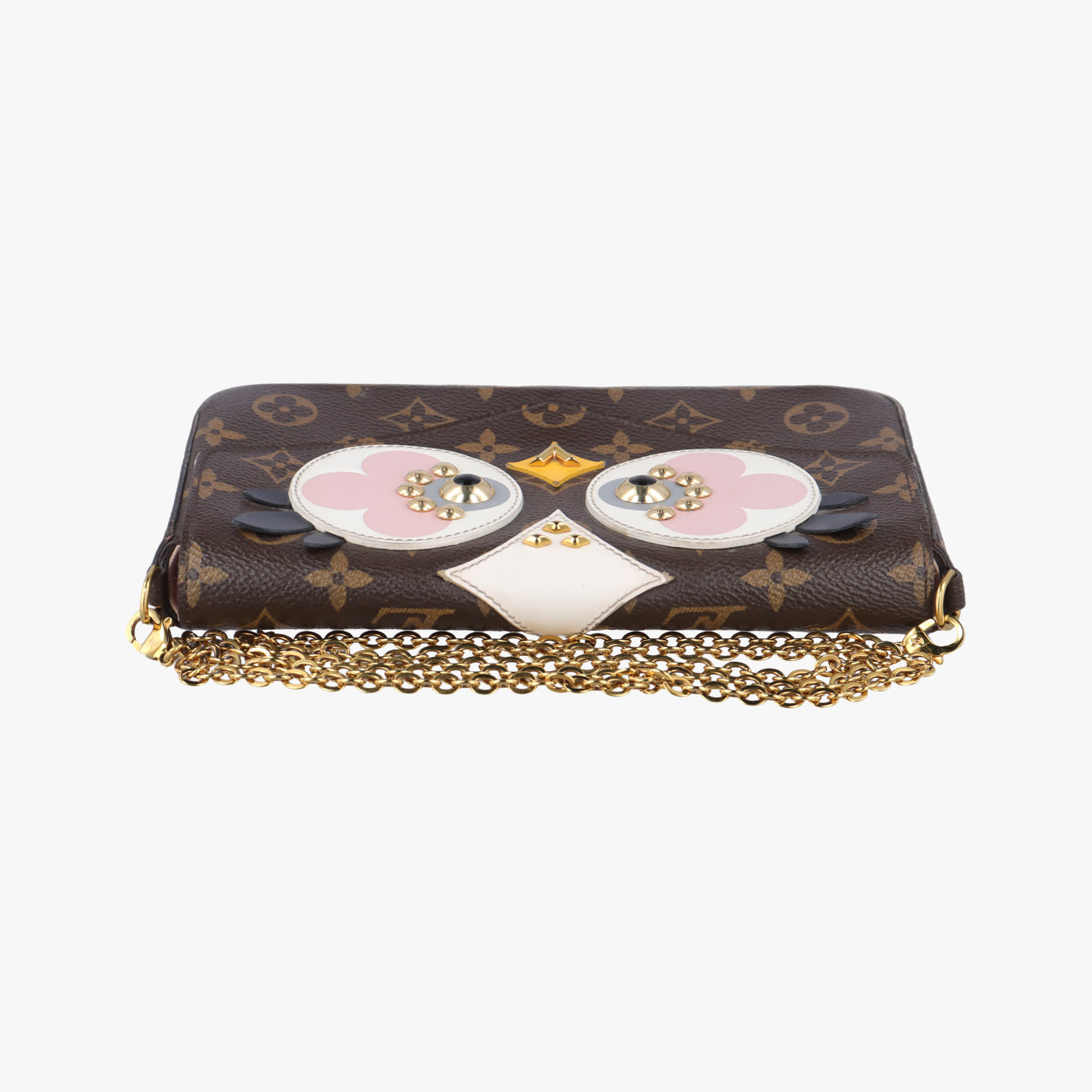 Félicie Brown×pink×multicolor Leather M62415 TJ0137フェリシー モノグラム/ブラウン系×ピンク×マルチカラー モノグラムPVCコーティングキャンバス M62415 TJ0137