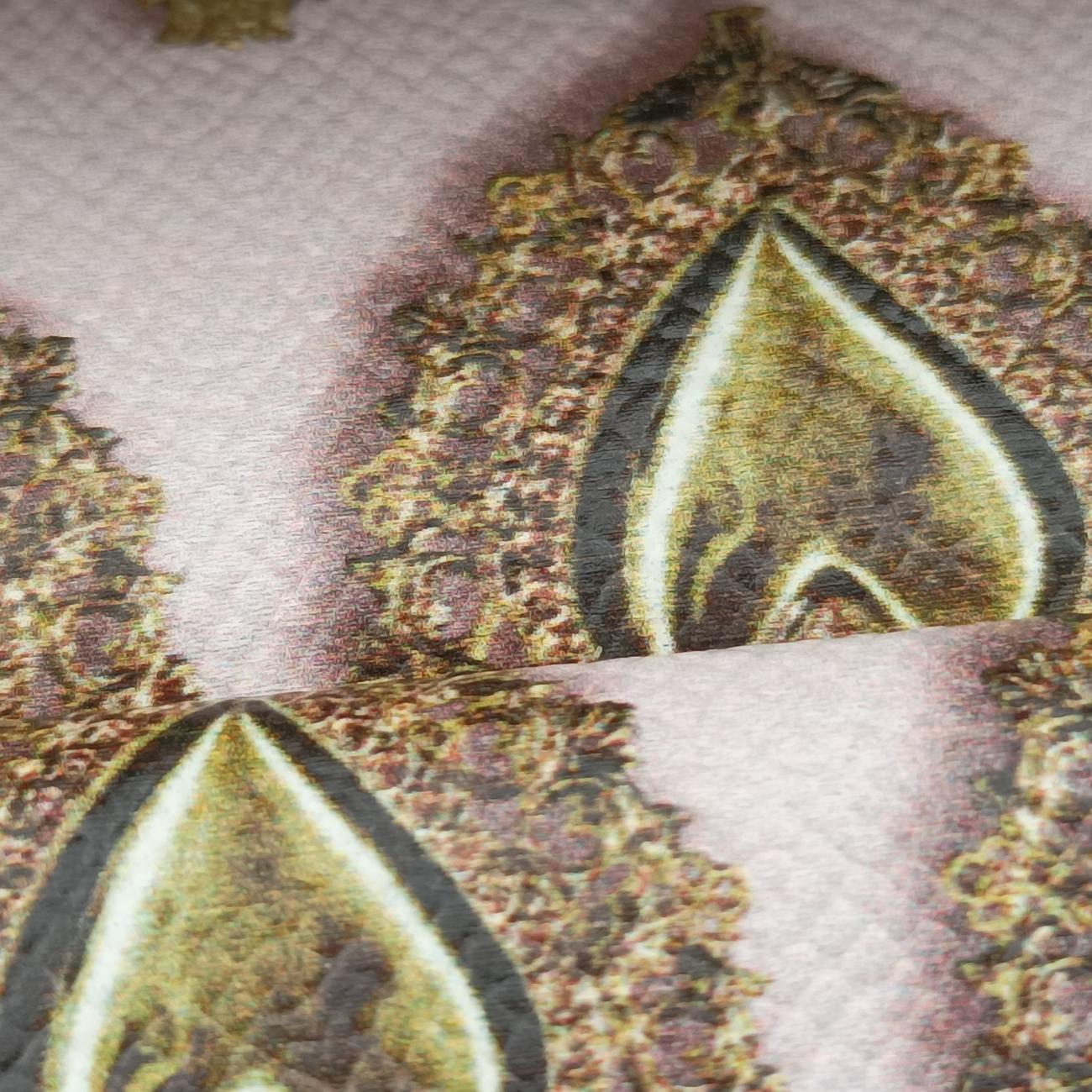 mini Sicily heart print Pink×Multicolour Leather ミニシチリアハートプリント ピンク×マルチカラー レザー 