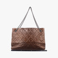 2.55 Shopper tote Gold Brown Leather A50976 14966612マトラッセ 2.55 ショッパートート ゴールドブラウン レザー A50976 14966612