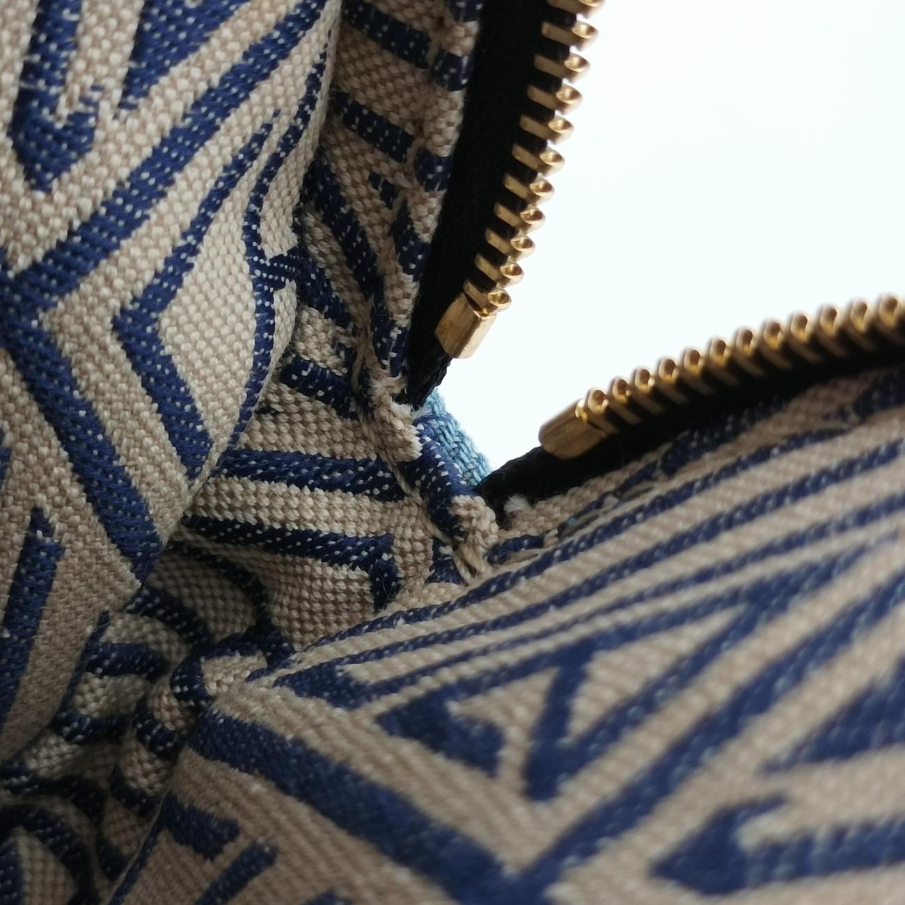 Mini Daria Red x Blue x Multicolor Denim x Leather 01 21 70 65 3ミニダリア レッド×ブルー×マルチカラー デニム×レザー 01 21 70 65 3