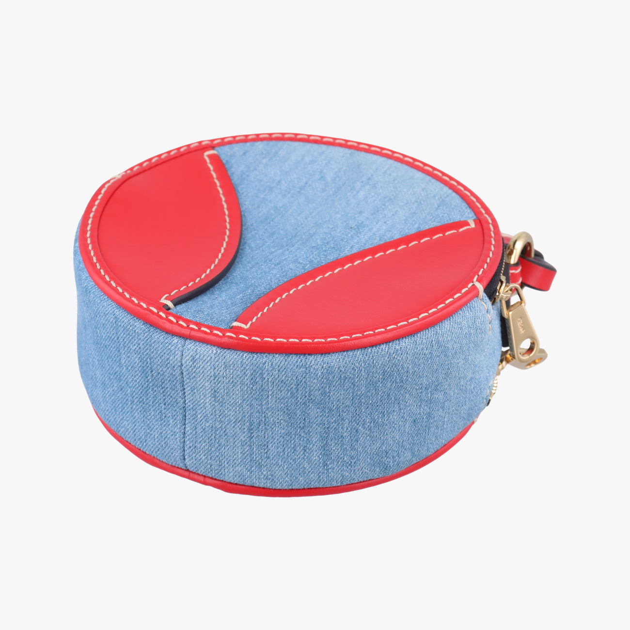 Mini Daria Red x Blue x Multicolor Denim x Leather 01 21 70 65 3ミニダリア レッド×ブルー×マルチカラー デニム×レザー 01 21 70 65 3