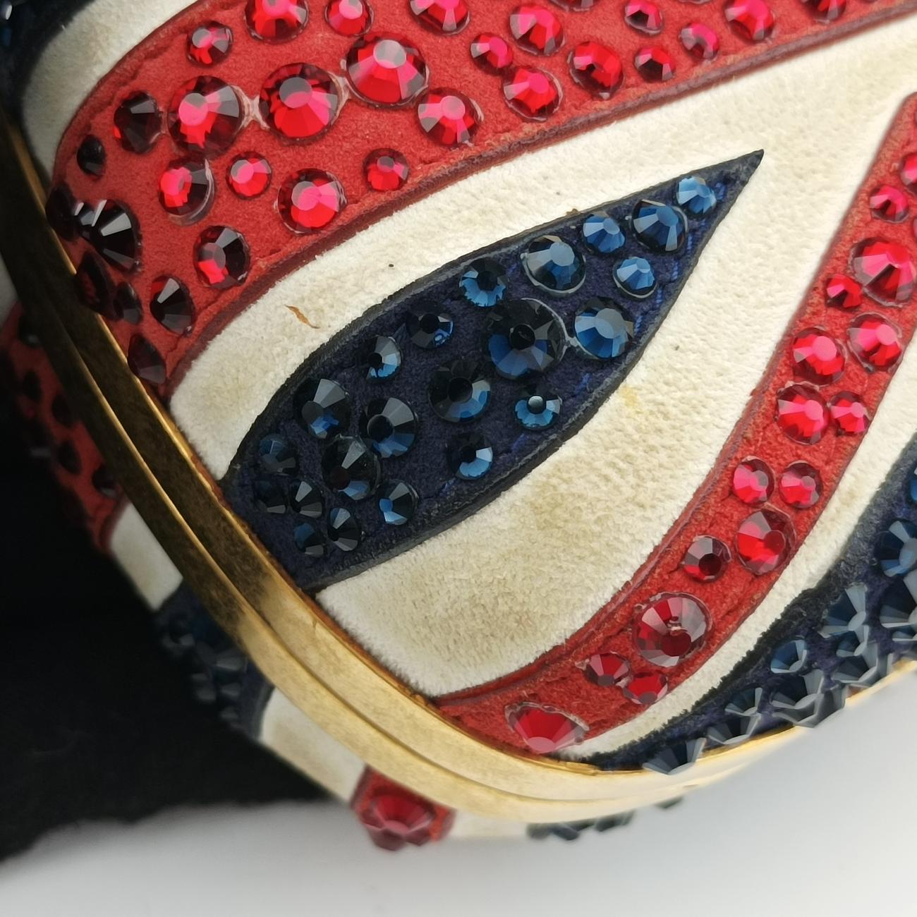 Britannia Skull Box Union Jack Navy x White x Red suede 208024 000926ブリタニア スカルボックス ユニオンジャック ネイビー×ホワイト×レッド スエード 208024 000926