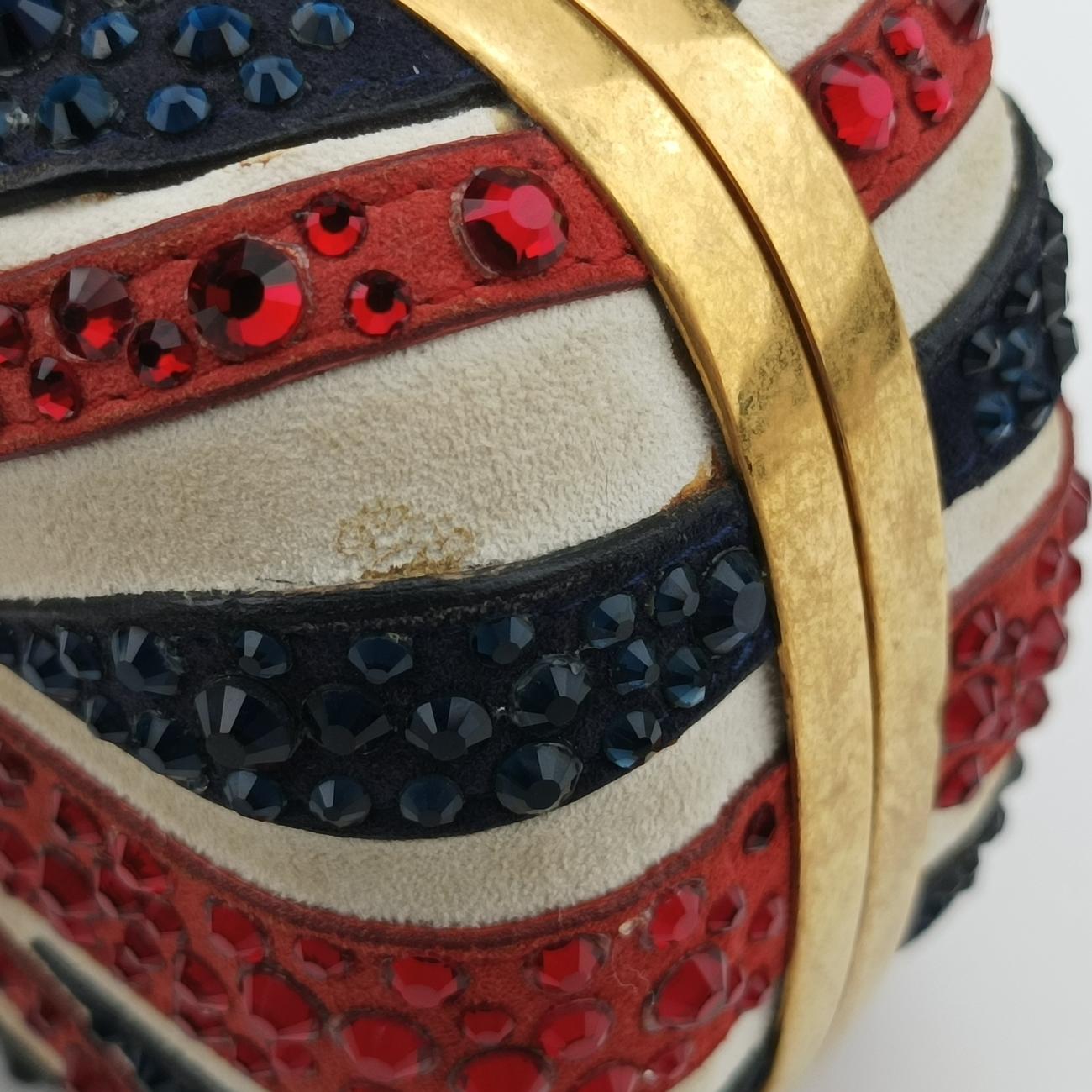 Britannia Skull Box Union Jack Navy x White x Red suede 208024 000926ブリタニア スカルボックス ユニオンジャック ネイビー×ホワイト×レッド スエード 208024 000926