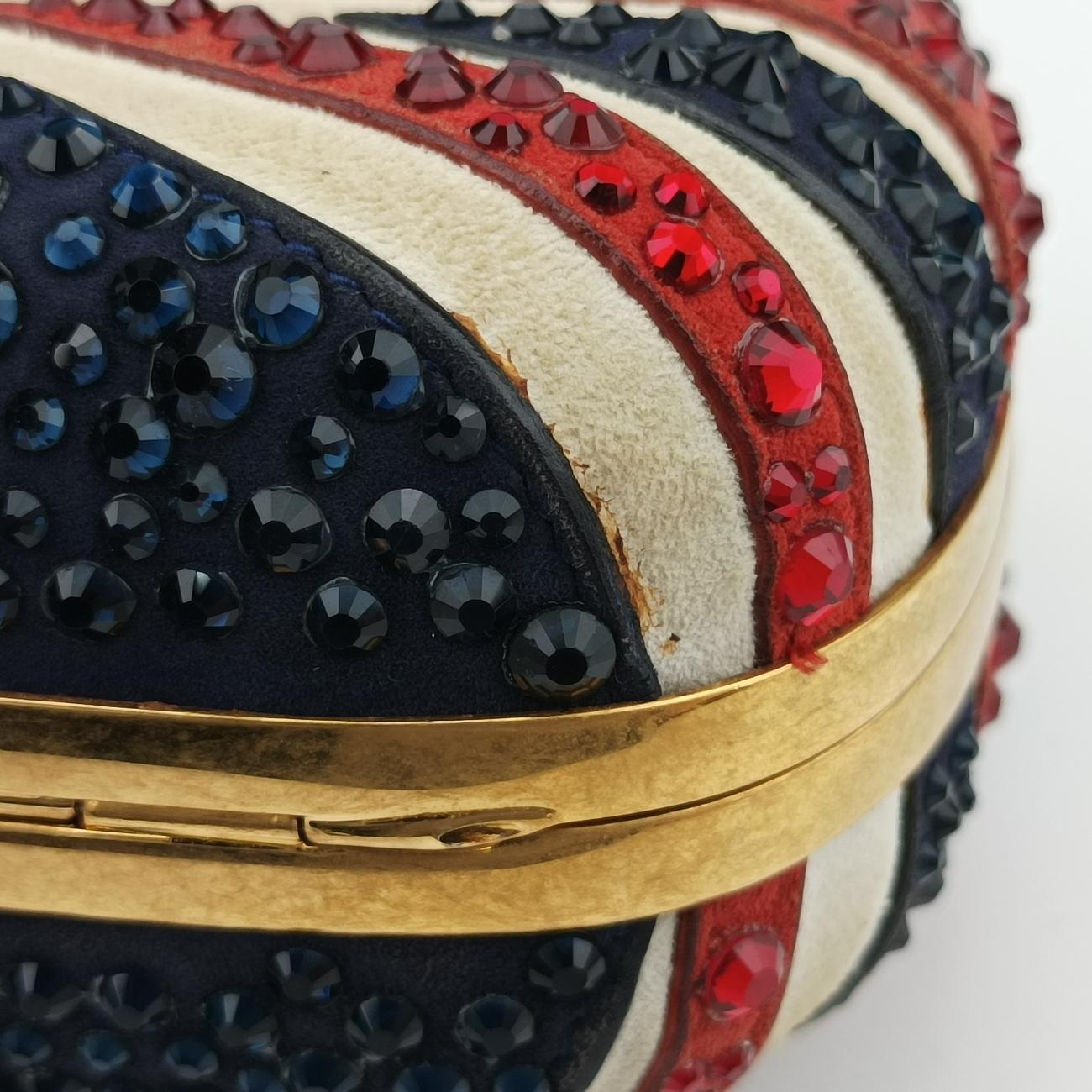 Britannia Skull Box Union Jack Navy x White x Red suede 208024 000926ブリタニア スカルボックス ユニオンジャック ネイビー×ホワイト×レッド スエード 208024 000926