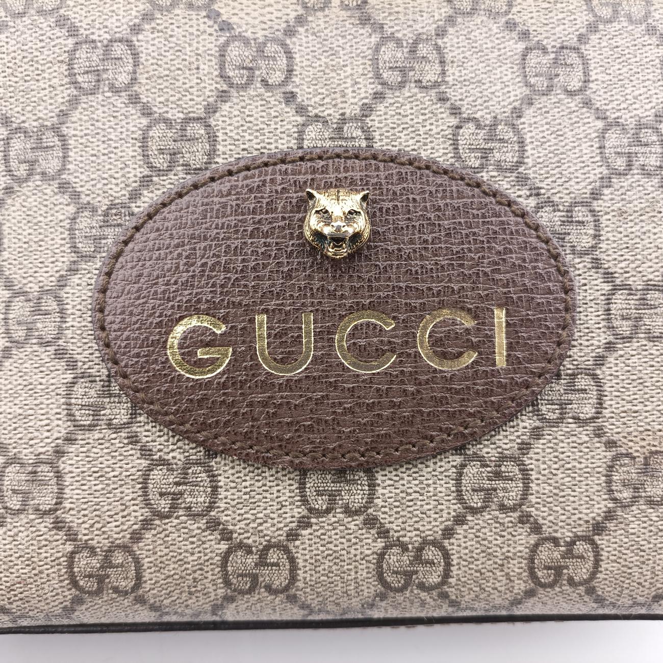 Neo Vintage Messenger Brown PVC coated canvas 476466 A022395394ネオ ヴィンテージ メッセンジャー ブラウン PVCコーティングキャンバス 476466 A022395394