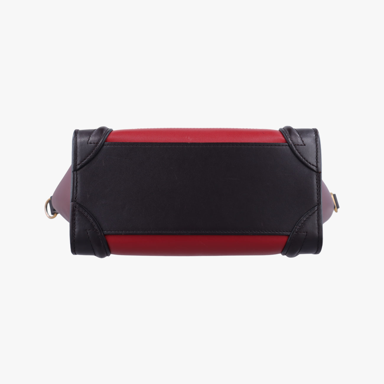 luggage nano shopper Black x Red xBurgundy Leather F-GA-1125ラゲージナノショッパー ブラック×レッド×ワインレッド レザー F-GA-1125