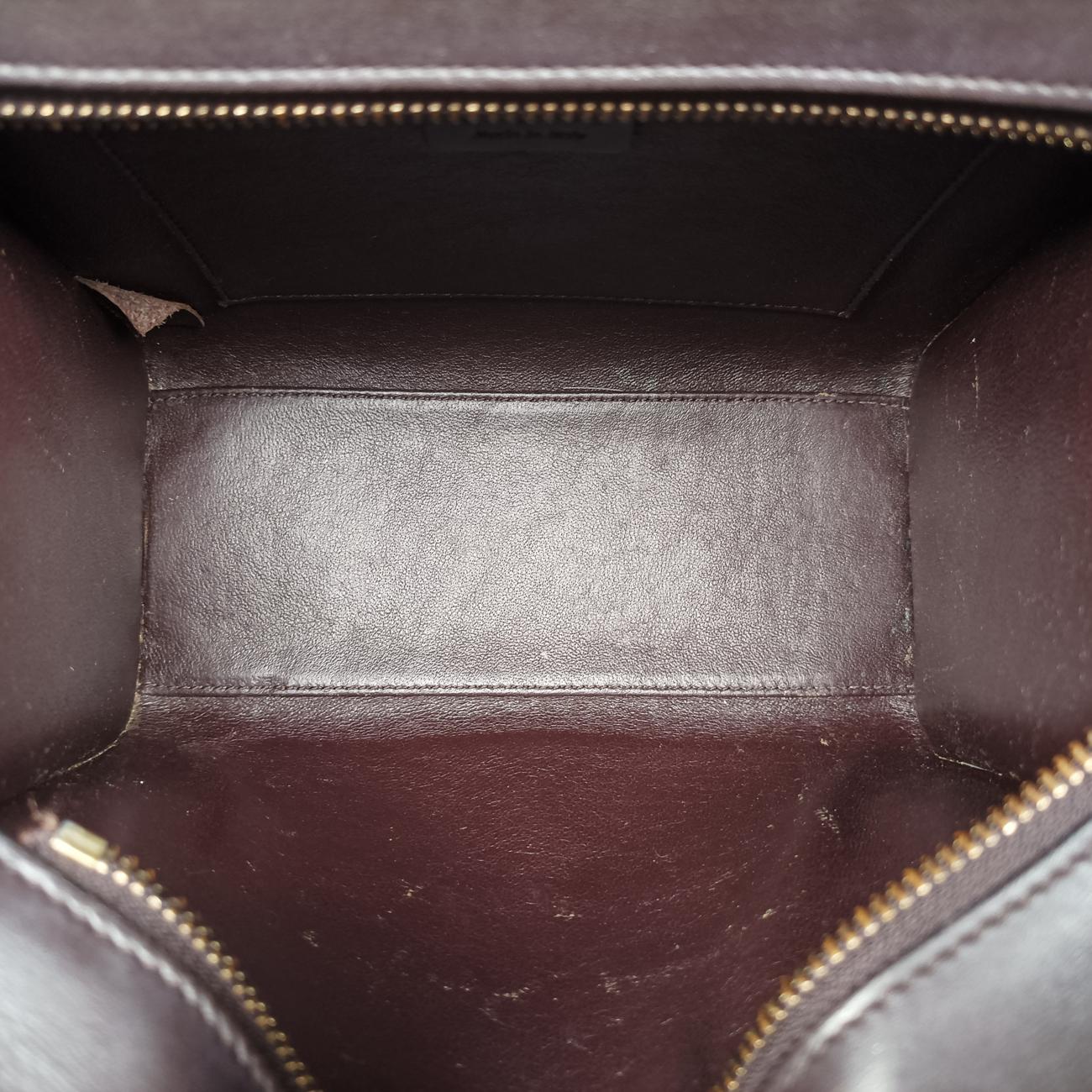 luggage nano shopper Black x Red xBurgundy Leather F-GA-1125ラゲージナノショッパー ブラック×レッド×ワインレッド レザー F-GA-1125