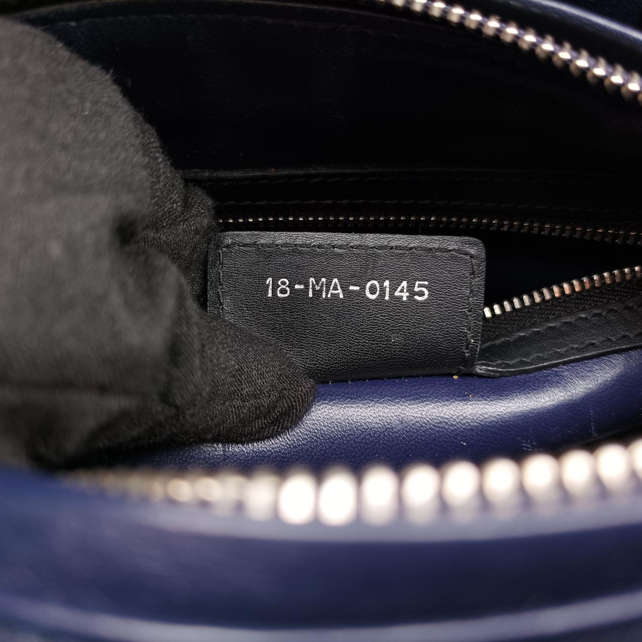 Lady Dior Black×multicolor Leather 18-MA-0145レディディオール ブラック×マルチカラー レザー 18-MA-0145