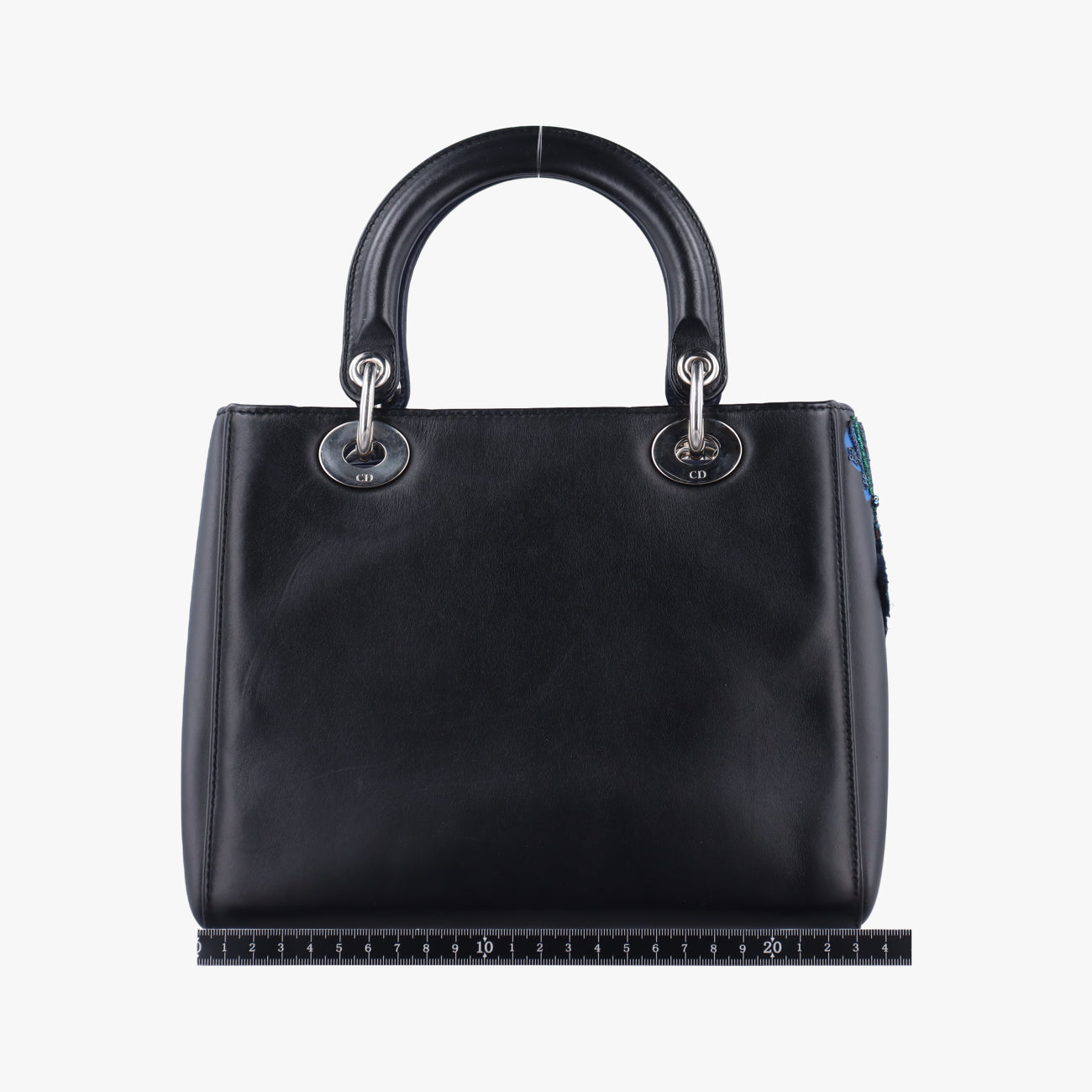 Lady Dior Black×multicolor Leather 18-MA-0145レディディオール ブラック×マルチカラー レザー 18-MA-0145