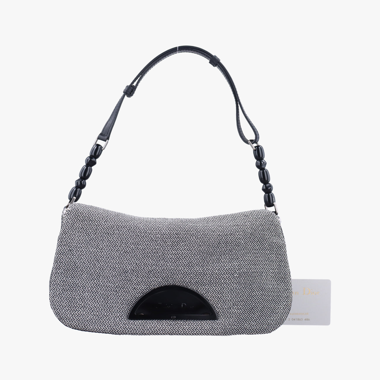 Malice pearl Grey×Black Jacquard × Leather MA-0999マリスパール グレー×ブラック ジャガード x レザー MA-0999