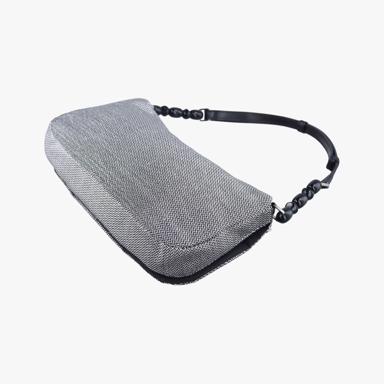 Malice pearl Grey×Black Jacquard × Leather MA-0999マリスパール グレー×ブラック ジャガード x レザー MA-0999