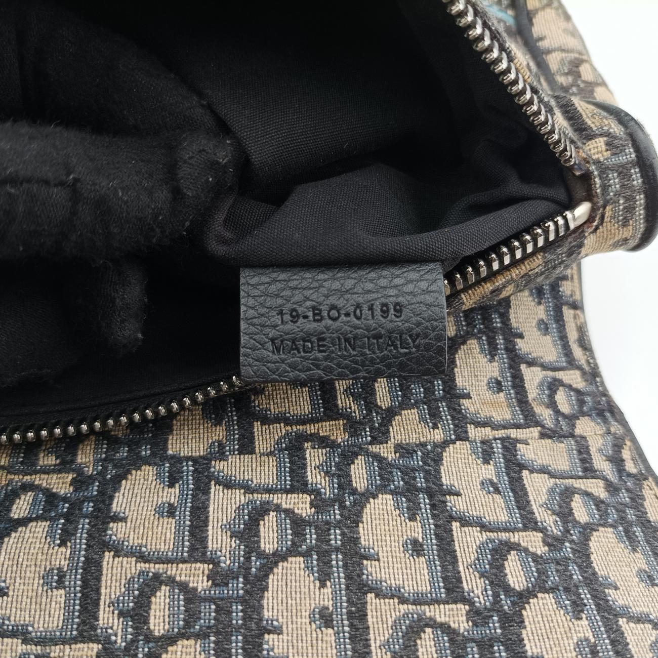 Saddle Navy×Multicolour Canvas x Leather 19-BO-0199サドル ネイビー×マルチカラー キャンバス×レザー 19-BO-0199