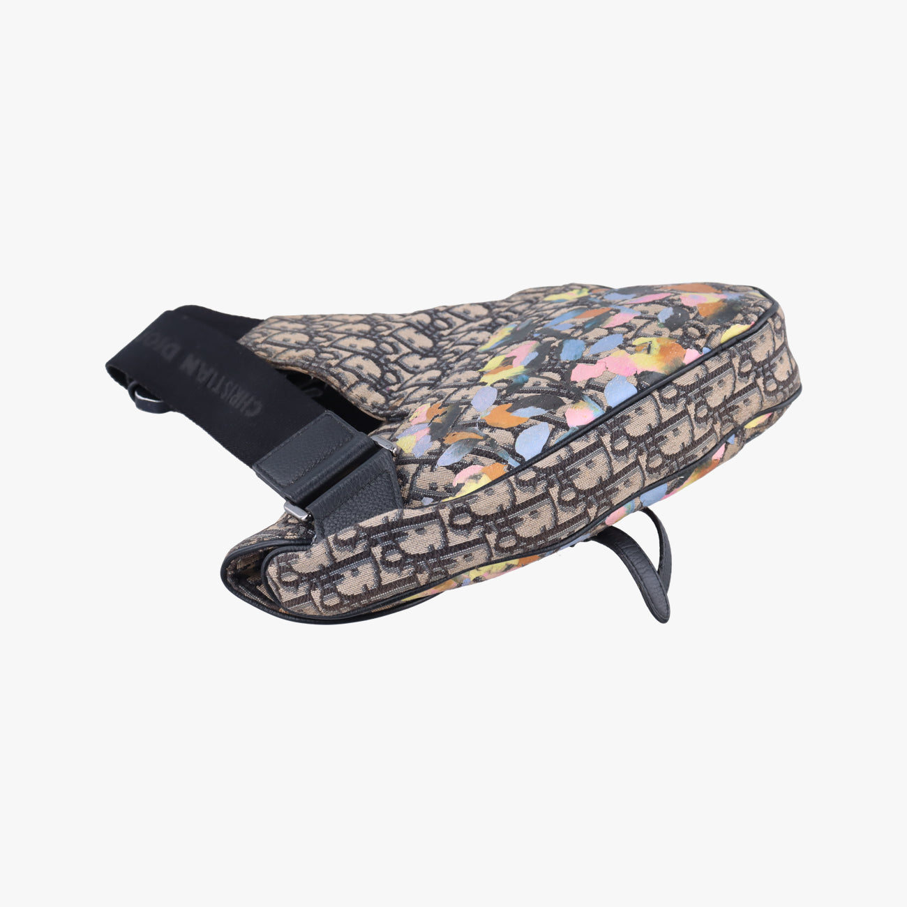 Saddle Navy×Multicolour Canvas x Leather 19-BO-0199サドル ネイビー×マルチカラー キャンバス×レザー 19-BO-0199