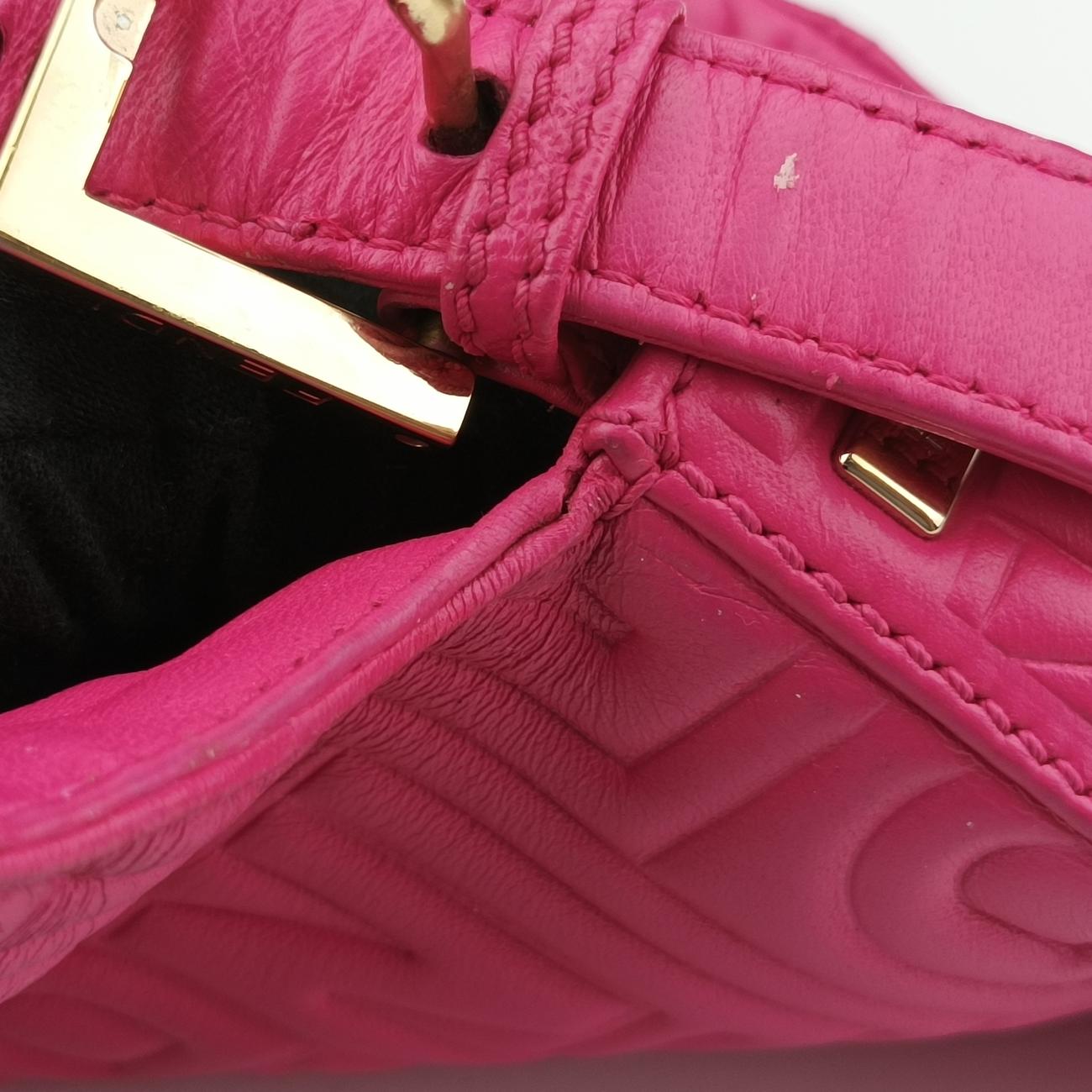 BAGUETTE Pink Series Leather 8BR600 2373-8BR600-YME-089マンマバケット ピンク系 レザー 8BR600 2373-8BR600-YME-089