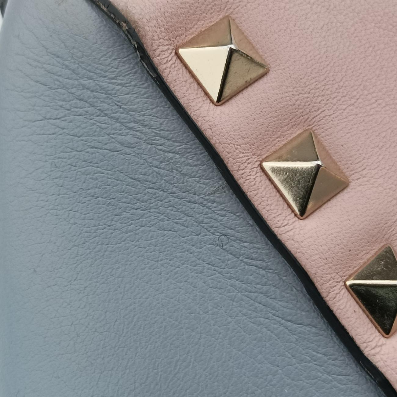 Rockstud Pink×Blue×Yellow Leather BG1540VDN3ロックスタッズ ピンク×ブルー×イエロー レザー BG1540VDN3