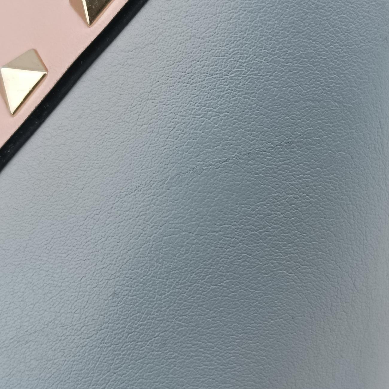 Rockstud Pink×Blue×Yellow Leather BG1540VDN3ロックスタッズ ピンク×ブルー×イエロー レザー BG1540VDN3