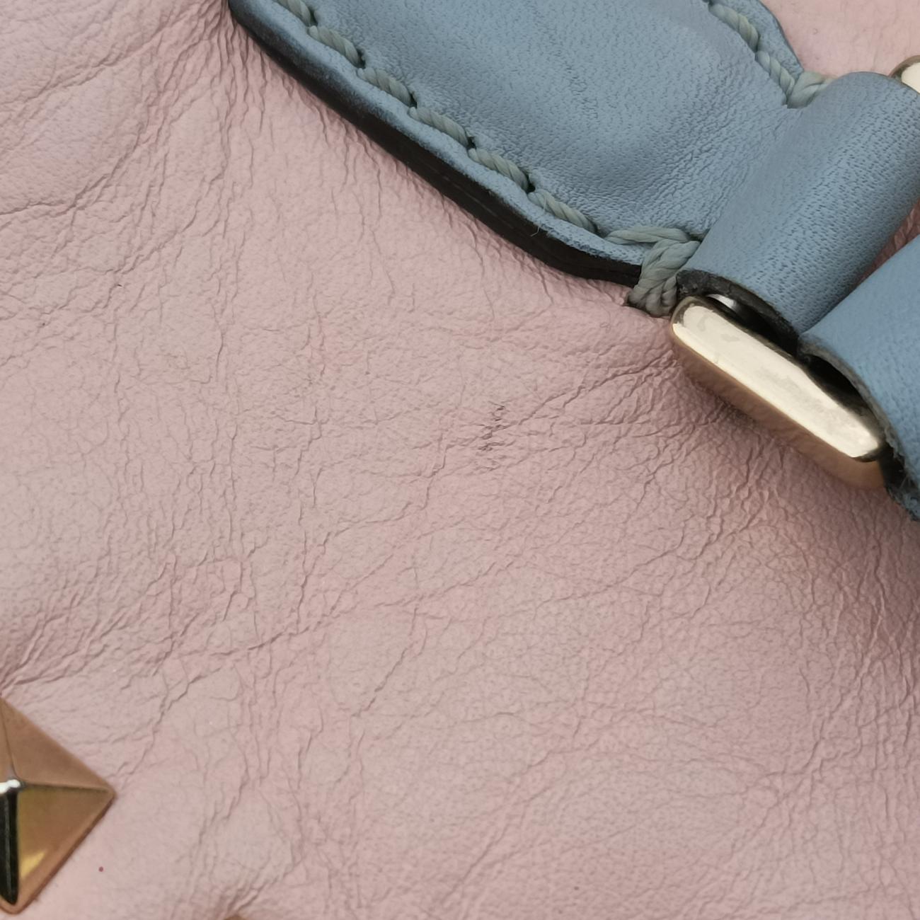 Rockstud Pink×Blue×Yellow Leather BG1540VDN3ロックスタッズ ピンク×ブルー×イエロー レザー BG1540VDN3