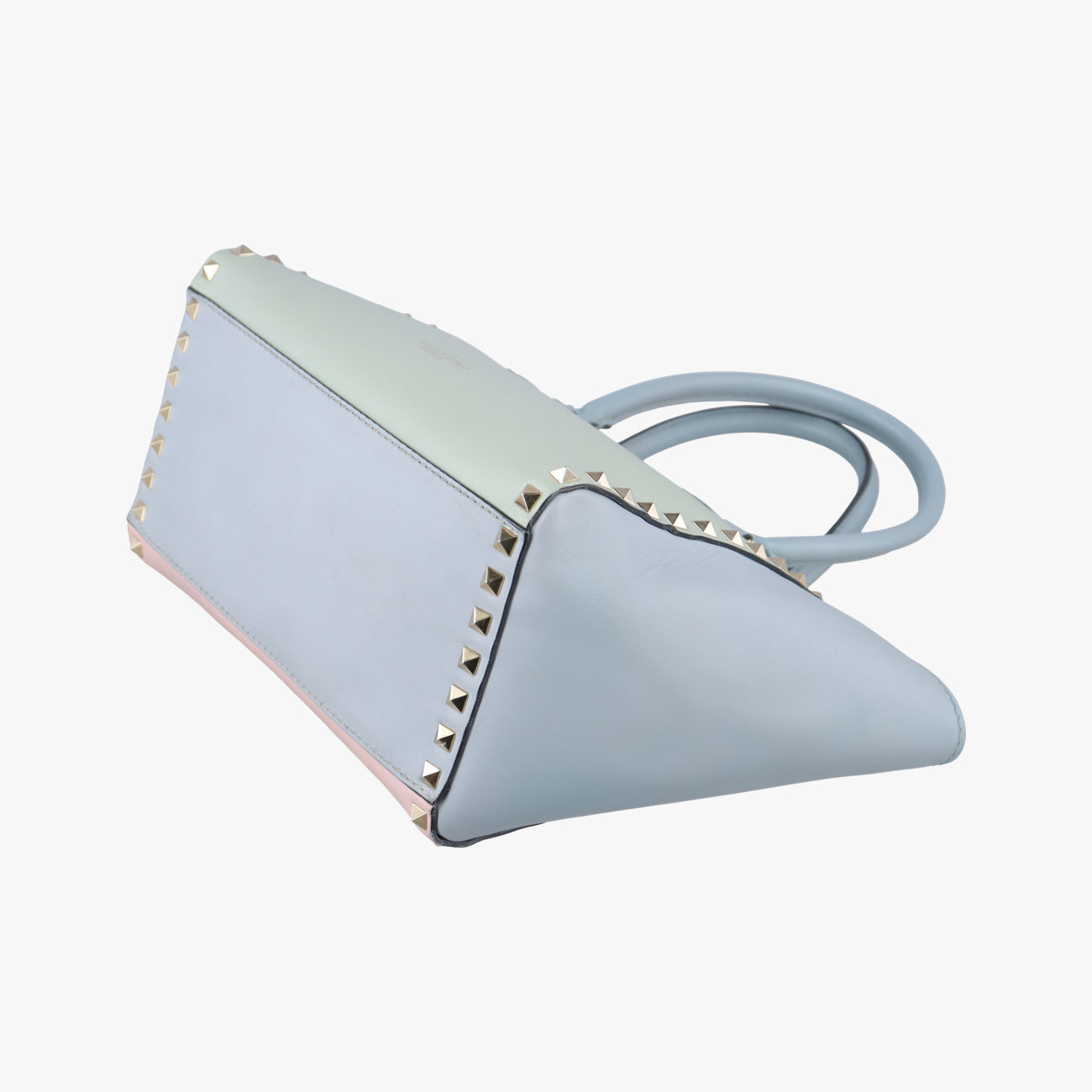 Rockstud Pink×Blue×Yellow Leather BG1540VDN3ロックスタッズ ピンク×ブルー×イエロー レザー BG1540VDN3