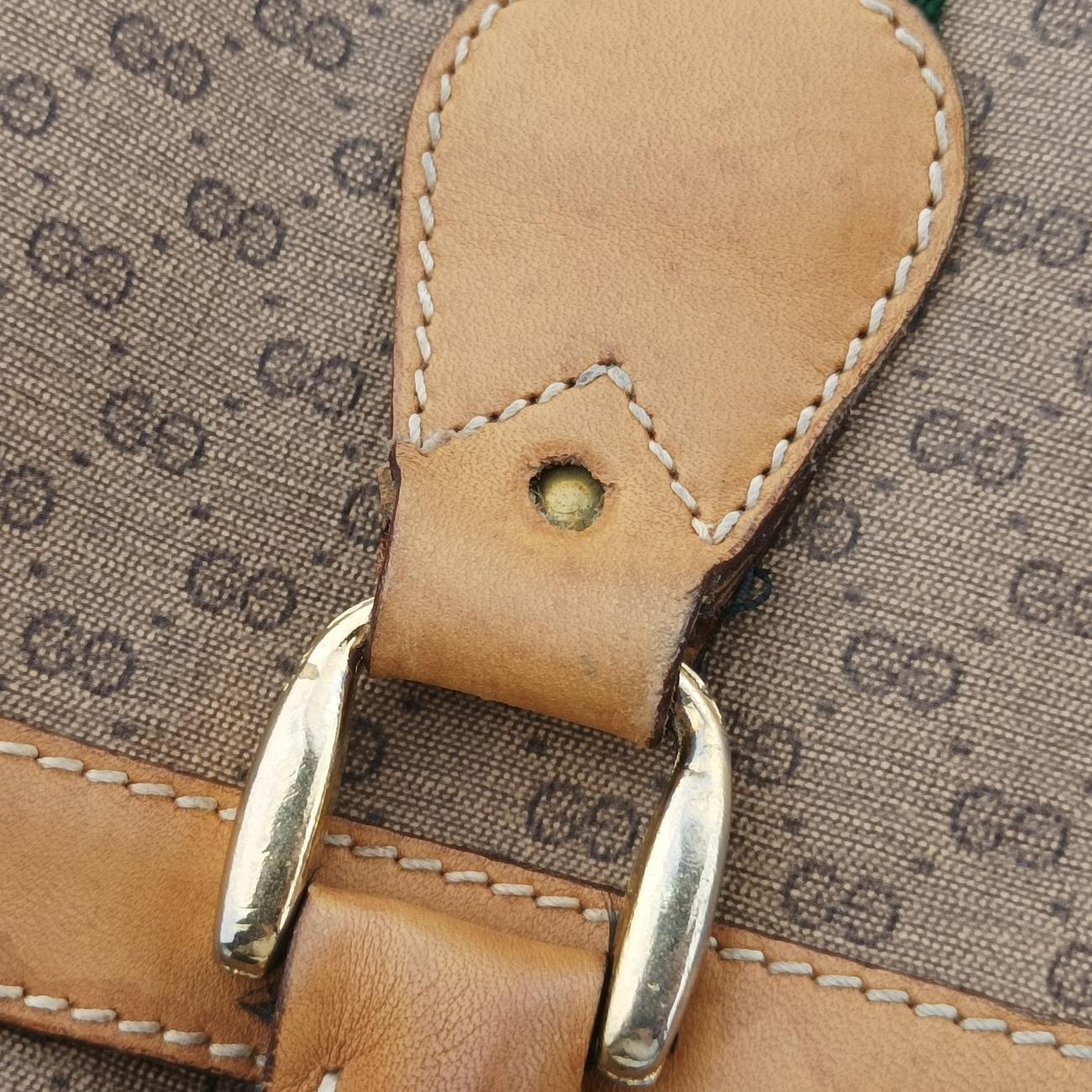 GG Micro Beige x Red x Green PVC coated canvas 12.9 GGマイクロ ベージュ×レッド×グリーン PVCコーティングキャンバス 12.9 