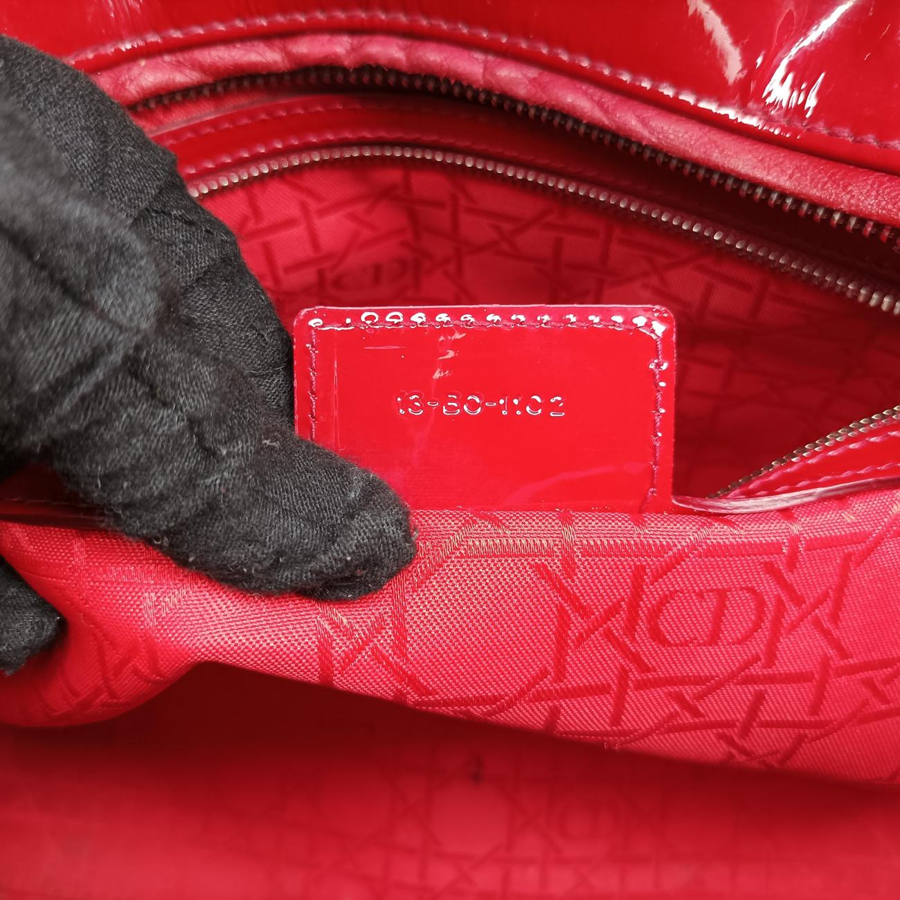 Lady Dior Red Patent 13-BO-1102レディディオール レッド パテント 13-BO-1102