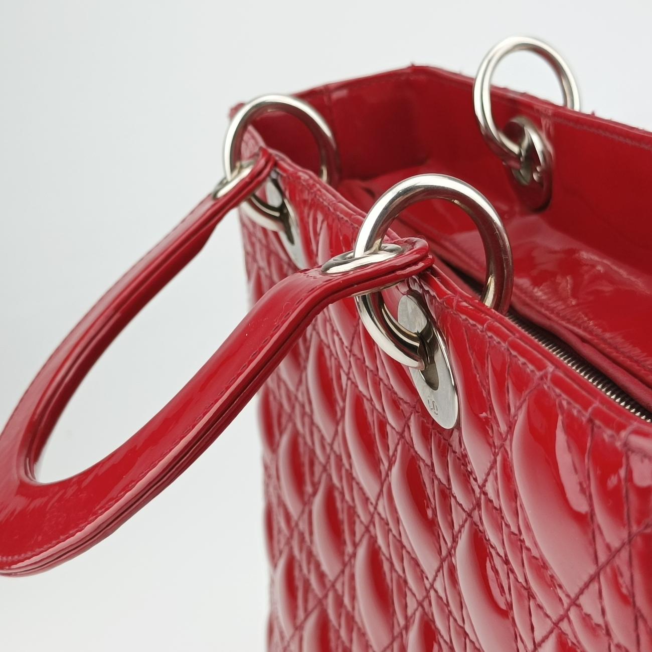 Lady Dior Red Patent 13-BO-1102レディディオール レッド パテント 13-BO-1102