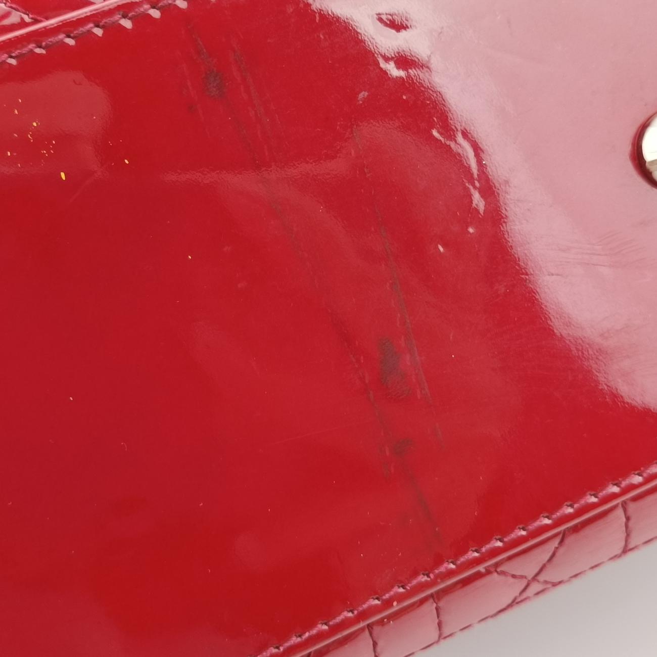 Lady Dior Red Patent 13-BO-1102レディディオール レッド パテント 13-BO-1102