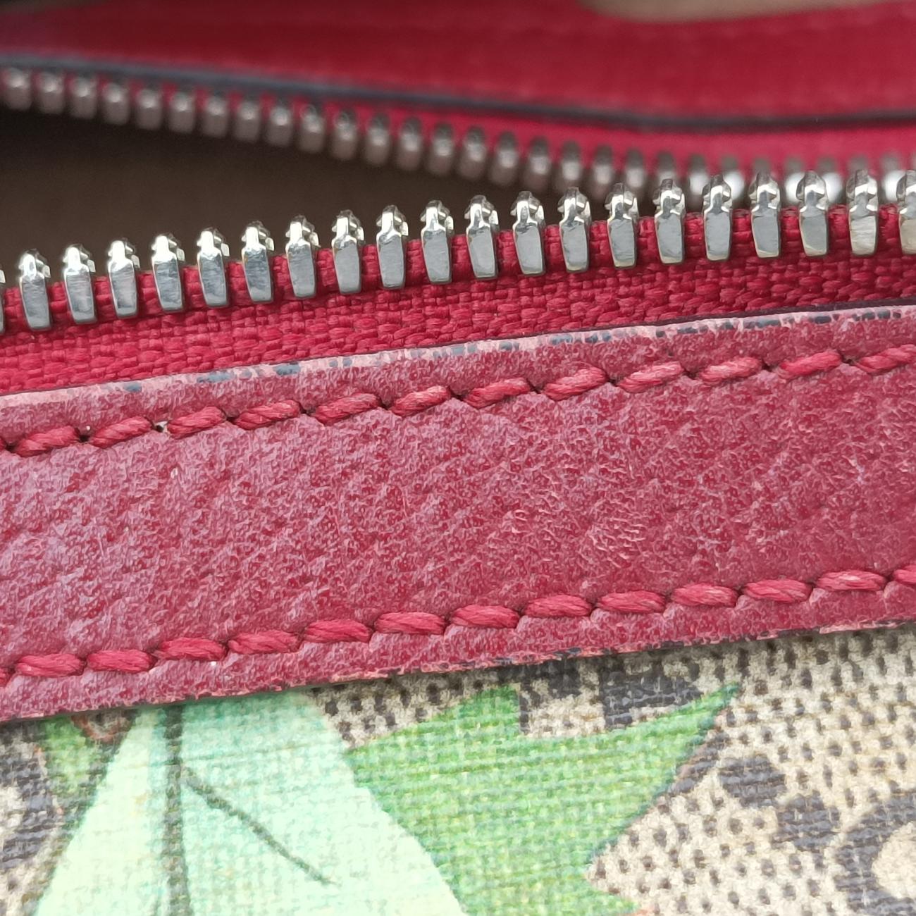 GG Supreme Tian Beige x red x multicolor PVC coated canvas 427042 B020089736GGスプリームティアン ベージュ×レッド×マルチカラー PVCコーティングキャンバス 427042 B020089736