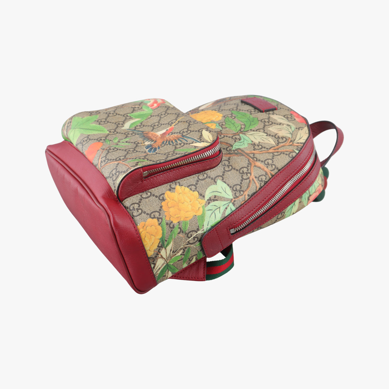 GG Supreme Tian Beige x red x multicolor PVC coated canvas 427042 B020089736GGスプリームティアン ベージュ×レッド×マルチカラー PVCコーティングキャンバス 427042 B020089736