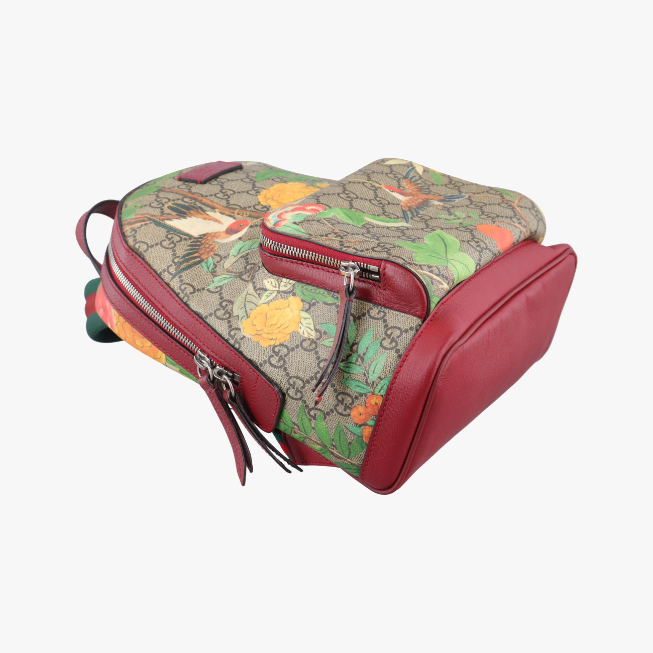 GG Supreme Tian Beige x red x multicolor PVC coated canvas 427042 B020089736GGスプリームティアン ベージュ×レッド×マルチカラー PVCコーティングキャンバス 427042 B020089736