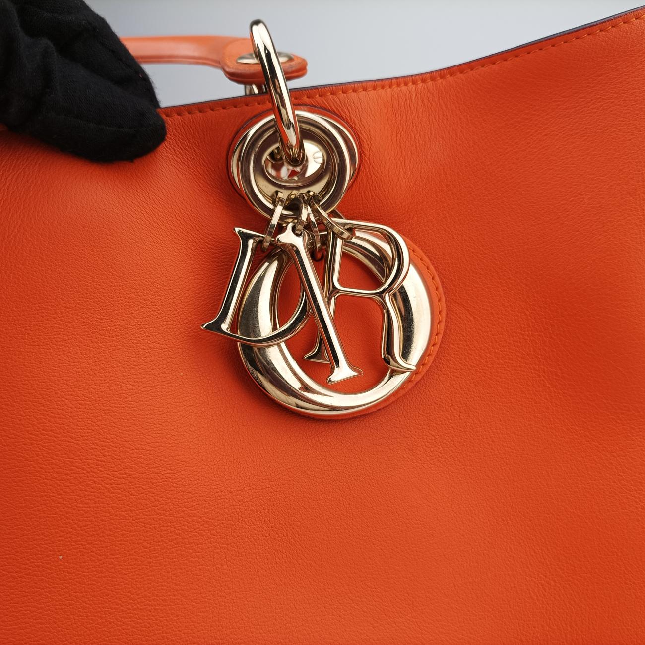 Diorissimo Orange Leather 09-MA-0172ディオリッシモ オレンジ レザー 09-MA-0172