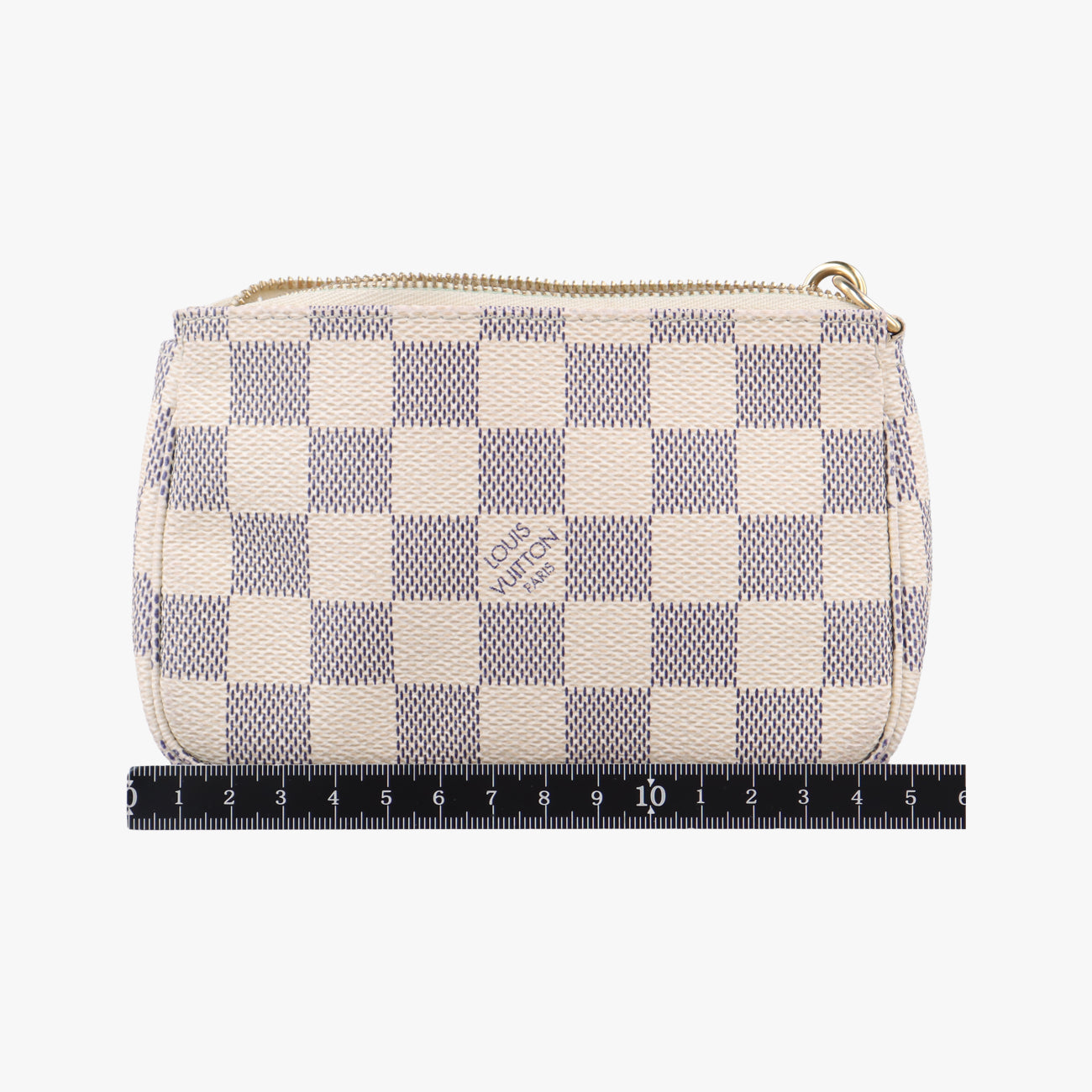 Mini Pochette Accessoires Azur Damier Canvas N58010 FL0037ミニポシェットアクセソワール アズール ダミエキャンバス N58010 FL0037