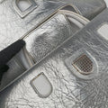 Diorever Squad Flap Silver Leather 09-MA-0146ディオールエヴァー スクワッド フラップ シルバー レザー 09-MA-0146