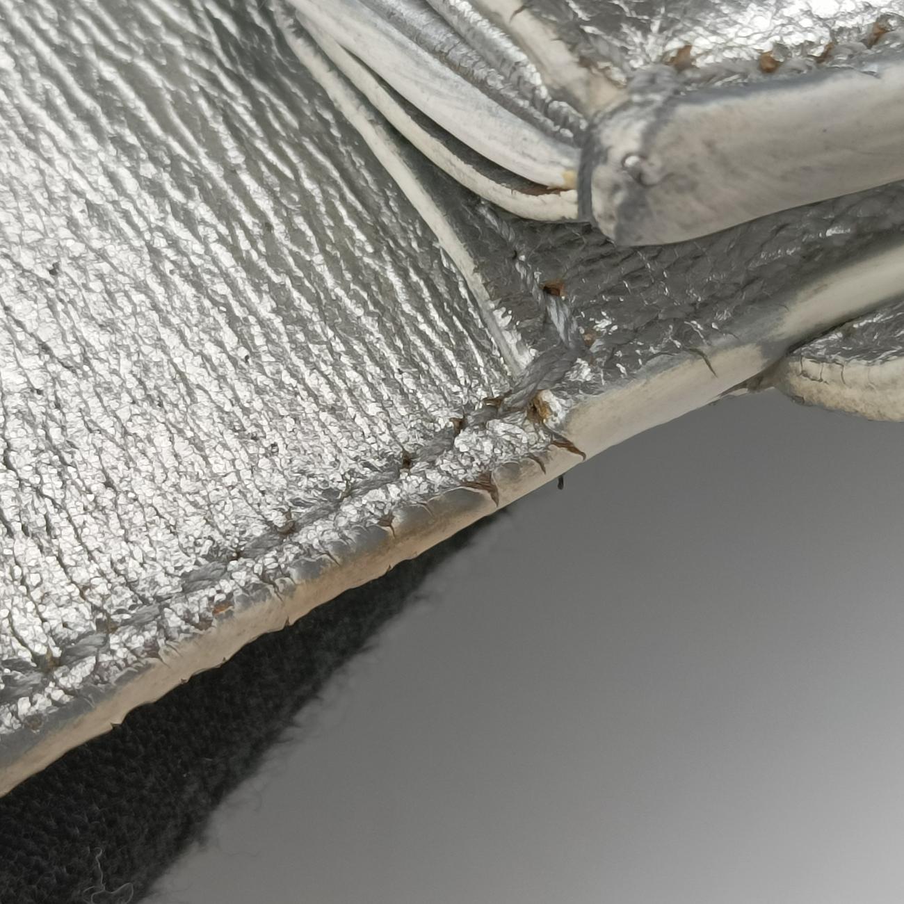 Diorever Squad Flap Silver Leather 09-MA-0146ディオールエヴァー スクワッド フラップ シルバー レザー 09-MA-0146