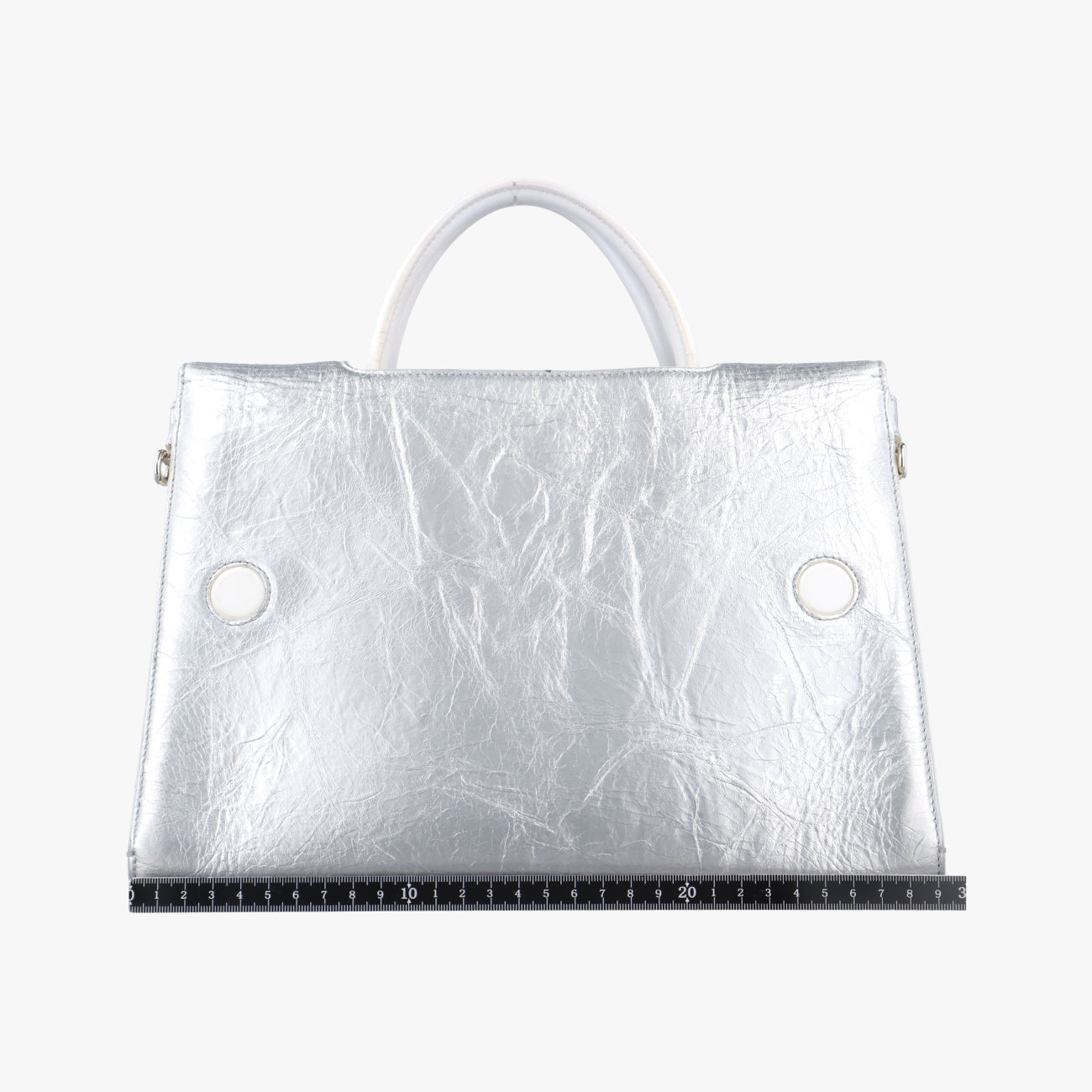 Diorever Squad Flap Silver Leather 09-MA-0146ディオールエヴァー スクワッド フラップ シルバー レザー 09-MA-0146