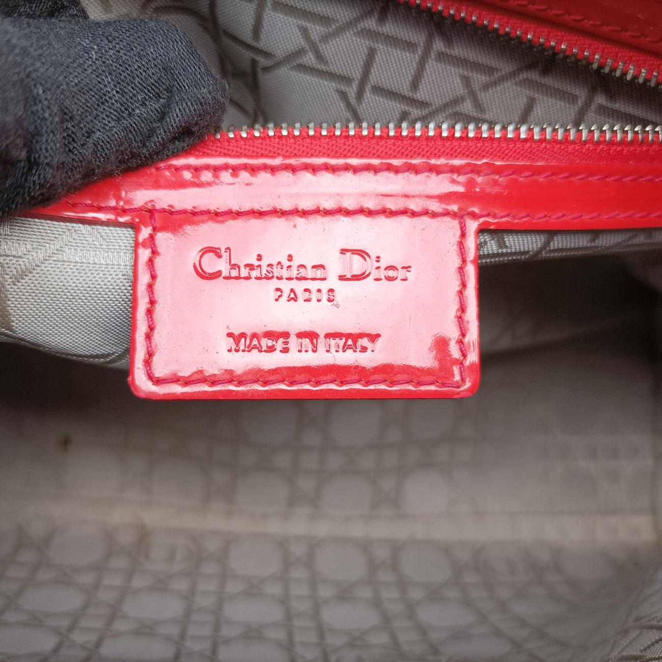 Lady Dior Red patent 13-BO-1122レディディオール レッド パテント 13-BO-1122