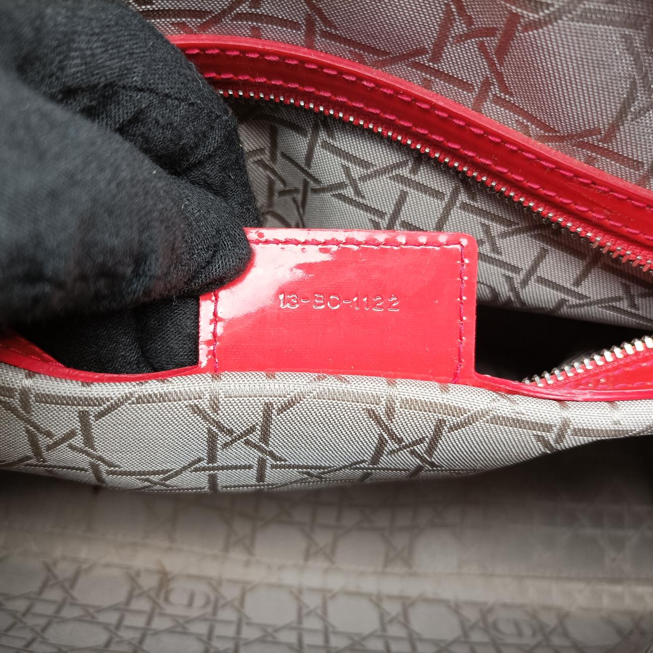 Lady Dior Red patent 13-BO-1122レディディオール レッド パテント 13-BO-1122