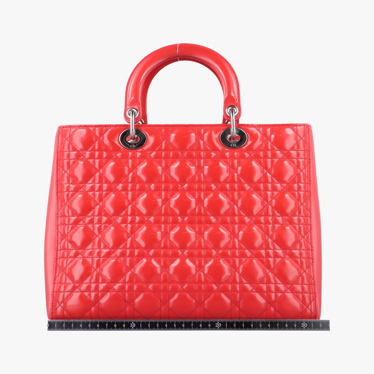 Lady Dior Red patent 13-BO-1122レディディオール レッド パテント 13-BO-1122