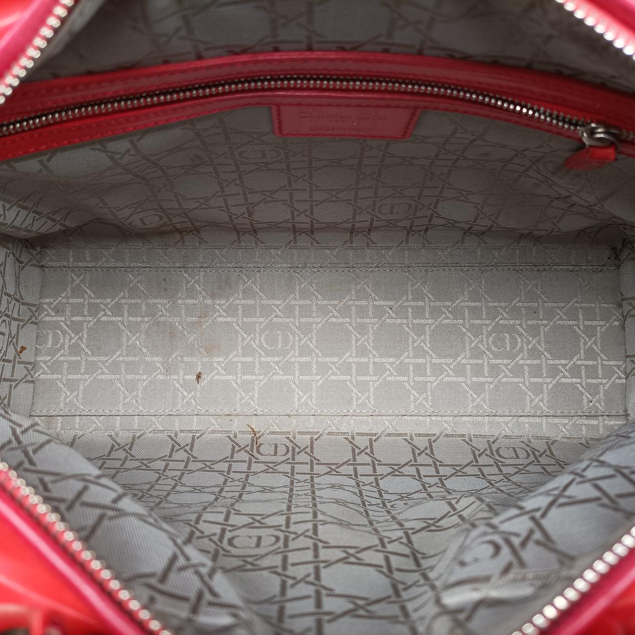 Lady Dior Red patent 13-BO-1122レディディオール レッド パテント 13-BO-1122