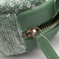 CHANEL 19 Round Green Sequins×Leather AP0945 30745163シャネル19ラウンド グリーン スパンコール×レザー AP0945 30745163