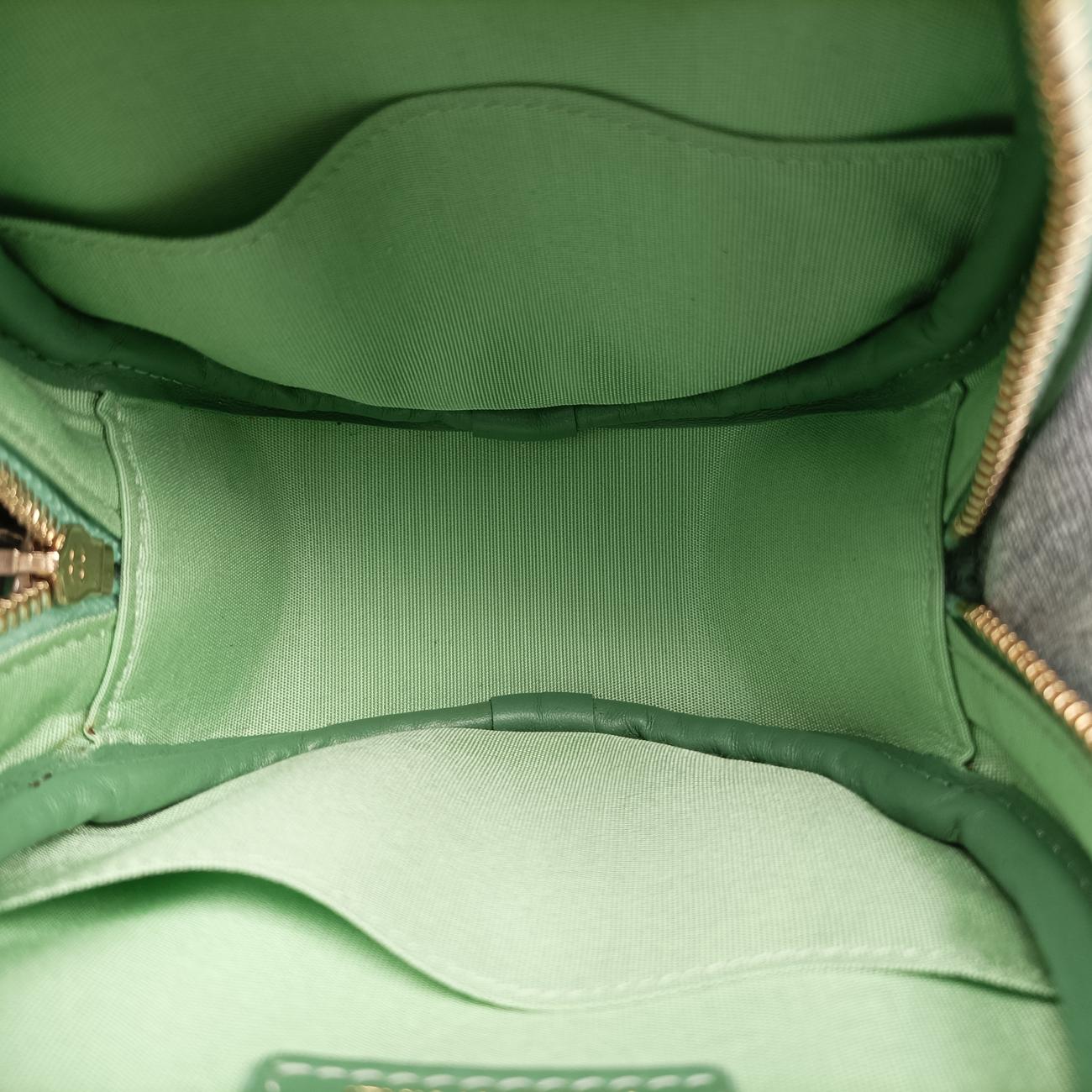 CHANEL 19 Round Green Sequins×Leather AP0945 30745163シャネル19ラウンド グリーン スパンコール×レザー AP0945 30745163