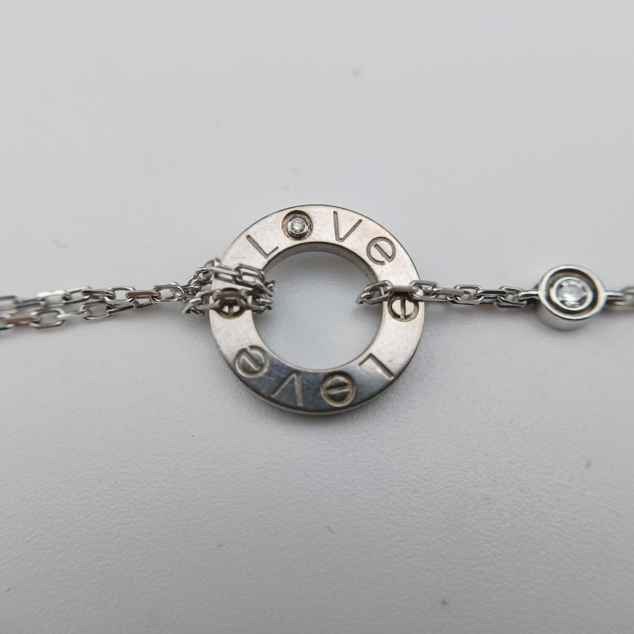 Love Circle DIAMONDS Silver AU750 B6038100 TL9917ラブサークル ダイヤモンド シルバー AU750 B6038100 TL9917