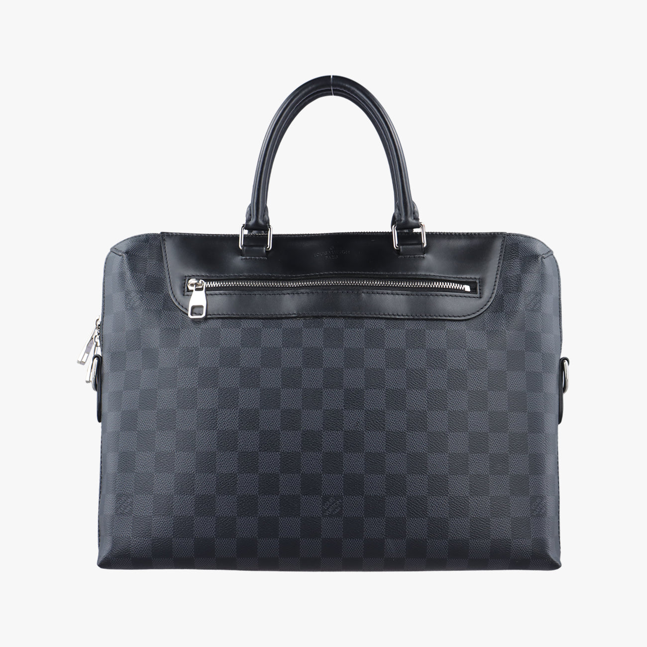 Porte-Documents Jour NM Noir Damier Graphite N48260 ICチップポルトドキュマンジュール PDJ NM ノワール ダミエ グラフィット N48260 ICチップ