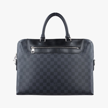 Porte-Documents Jour NM Noir Damier Graphite N48260 ICチップポルトドキュマンジュール PDJ NM ノワール ダミエ グラフィット N48260 ICチップ
