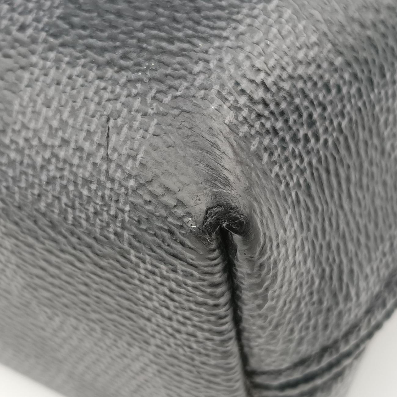 Porte-Documents Jour NM Noir Damier Graphite N48260 ICチップポルトドキュマンジュール PDJ NM ノワール ダミエ グラフィット N48260 ICチップ