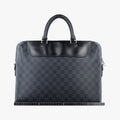 Porte-Documents Jour NM Noir Damier Graphite N48260 ICチップポルトドキュマンジュール PDJ NM ノワール ダミエ グラフィット N48260 ICチップ