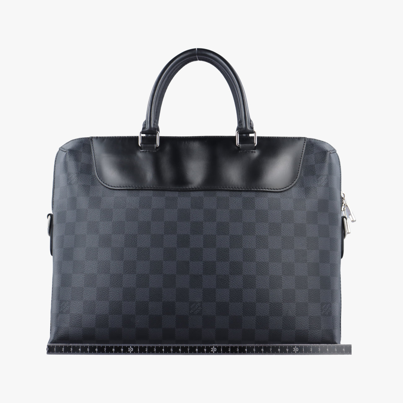 Porte-Documents Jour NM Noir Damier Graphite N48260 ICチップポルトドキュマンジュール PDJ NM ノワール ダミエ グラフィット N48260 ICチップ