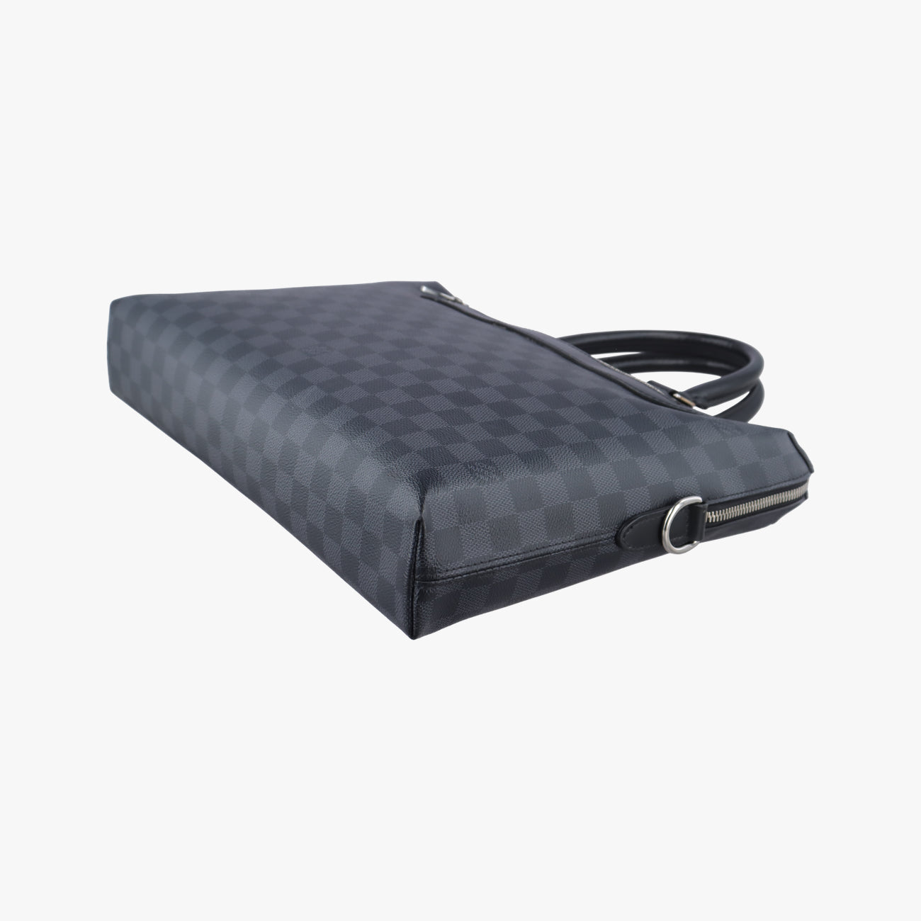 Porte-Documents Jour NM Noir Damier Graphite N48260 ICチップポルトドキュマンジュール PDJ NM ノワール ダミエ グラフィット N48260 ICチップ
